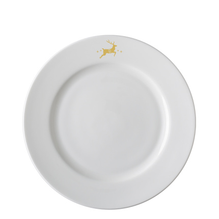 Farfurie de servire puțin adâncă 28 cm - Premium Platinum Line Merry Christmas