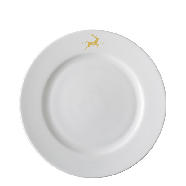 Farfurie de servire puțin adâncă 28 cm - Premium Platinum Line Merry Christmas