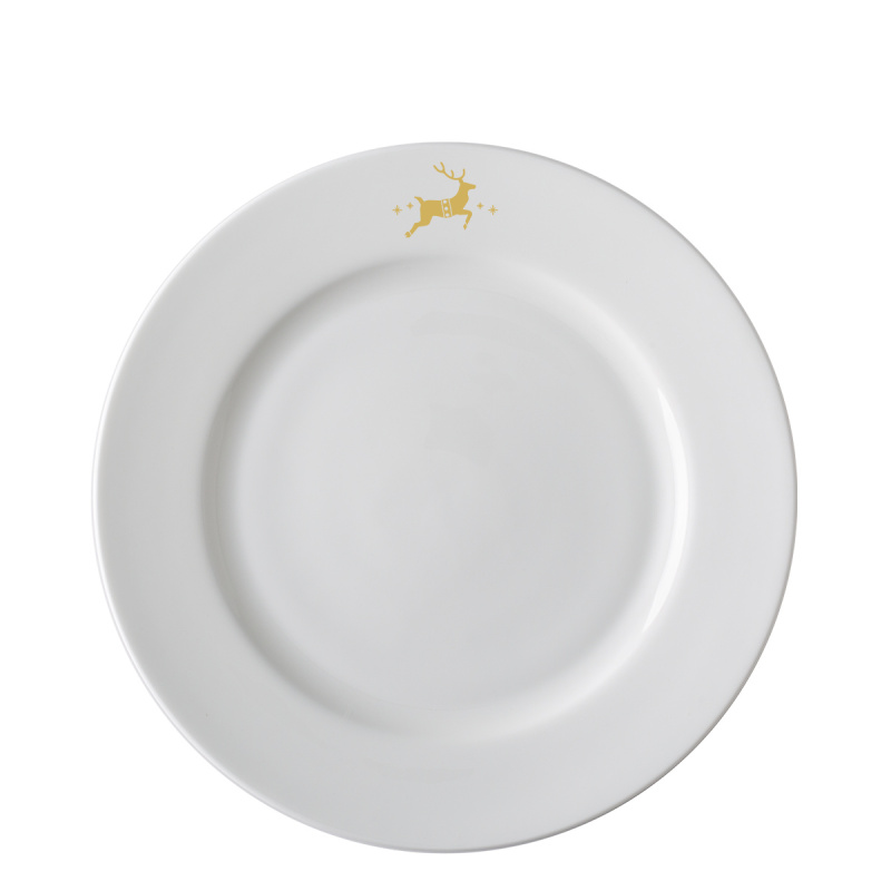 Farfurie de servire puțin adâncă 28 cm - Premium Platinum Line Merry Christmas