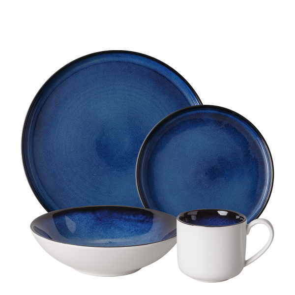 Set porțelan 24 piese - Gaya RGB Ocean Lunasol