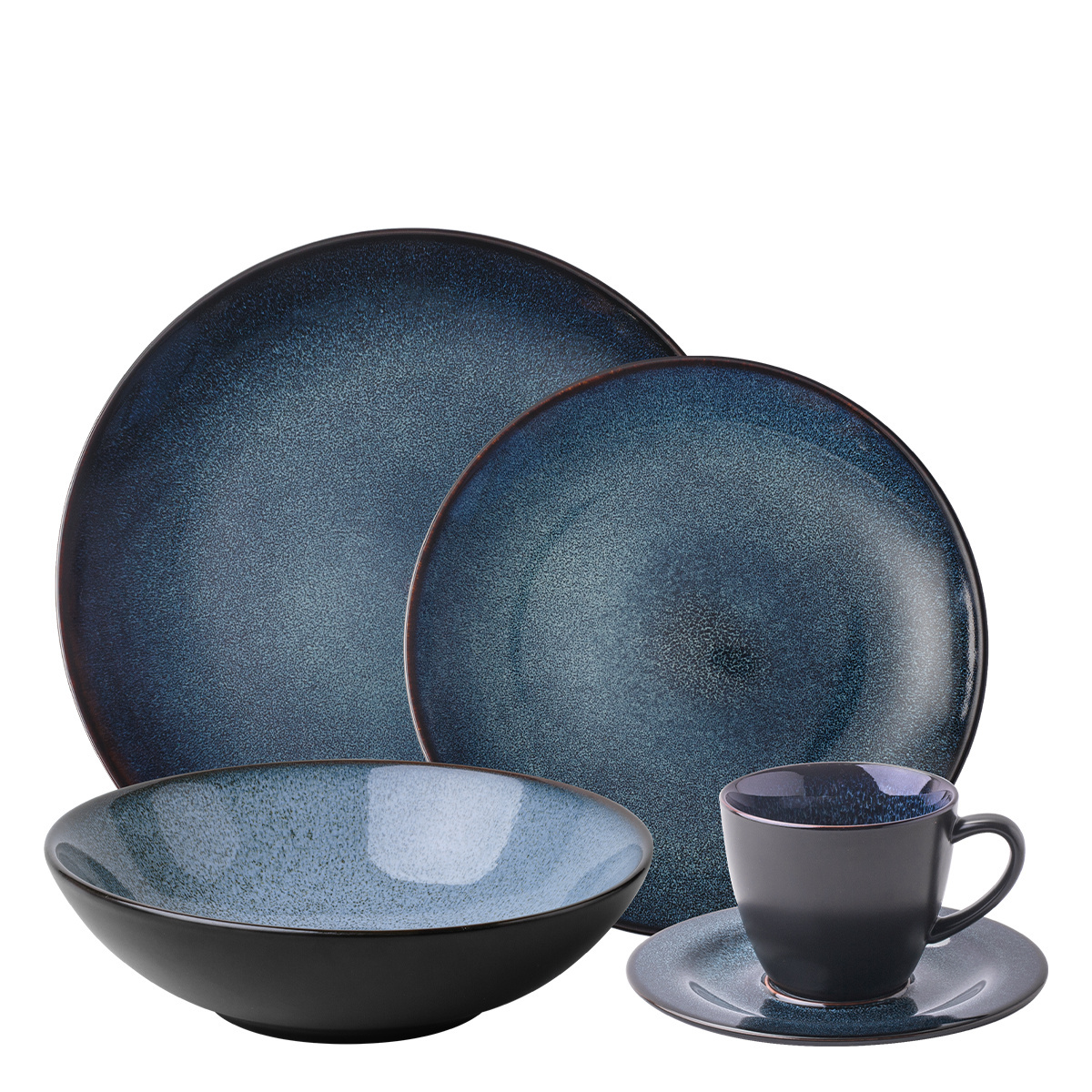 Set porțelan 20 piese - Gaya Atelier Night Sky Lunasol