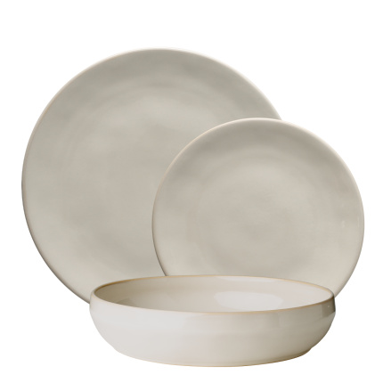 Set farfurii ceramice 18 piese - Gaya Elements Quest North