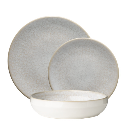 Set farfurii ceramice 18 piese - Gaya Elements Lumina North