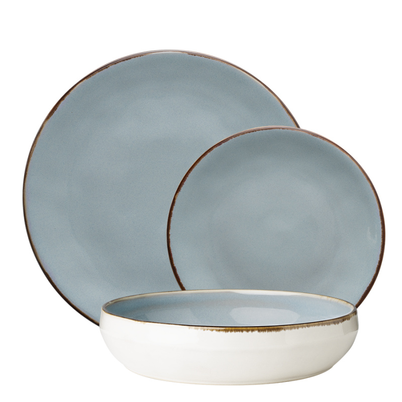 Set farfurii ceramice 18 piese - Gaya Elements Day North