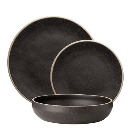 Set farfurii ceramice 18 piese - Gaya Elements Terra North