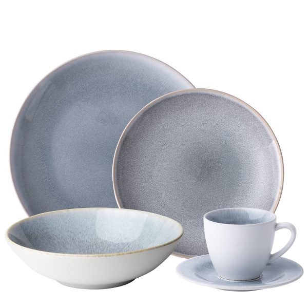 Set porțelan 20 piese – Gaya Atelier Glacial Ice Lunasol