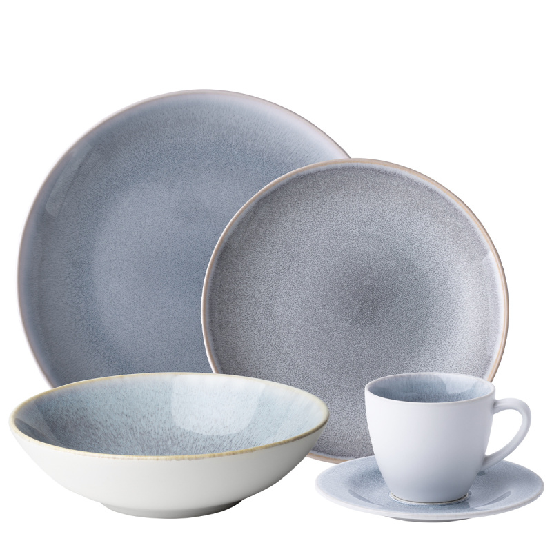 Set porțelan 20 piese – Gaya Atelier Glacial Ice Lunasol
