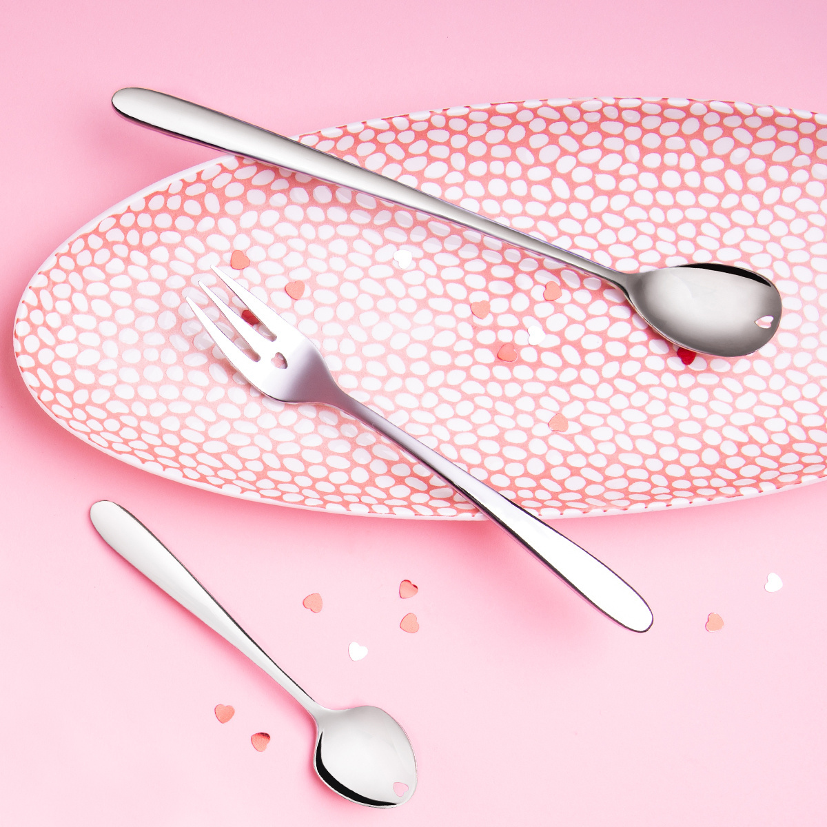 Set cadou cu inimioară 6 buc. - Love Cutlery