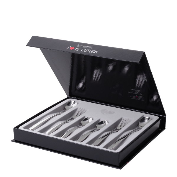 Set cadou cu inimioară 6 buc. - Love Cutlery