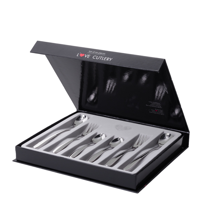 Set cadou cu inimioară 6 buc. - Love Cutlery