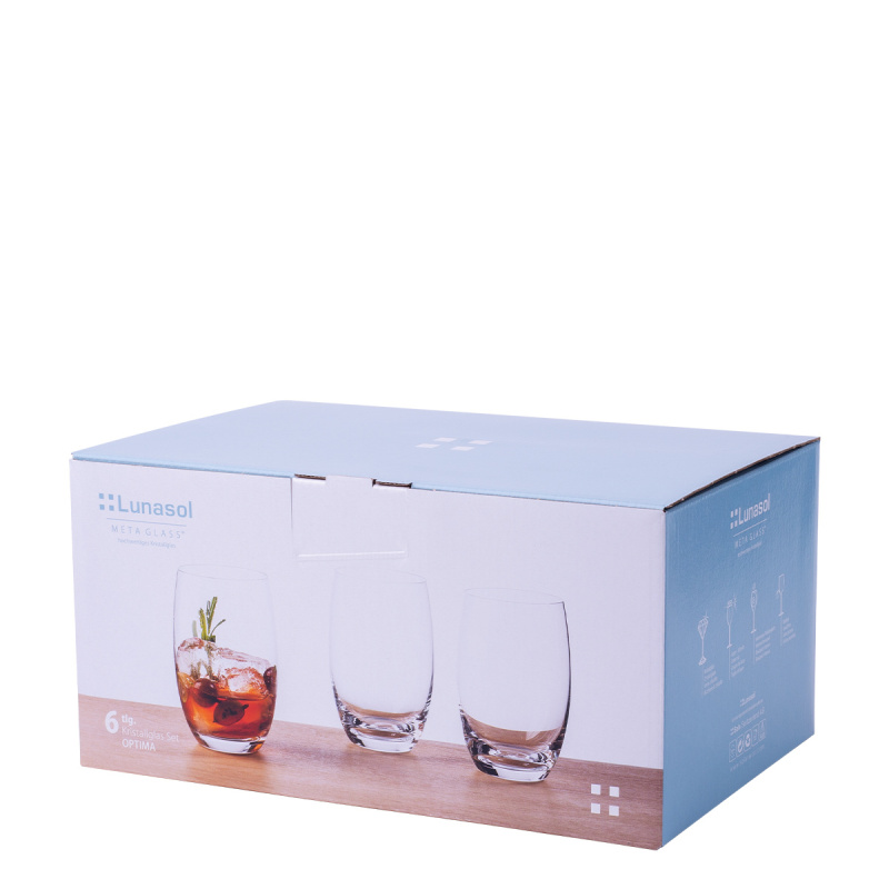 Pahare Tumbler 460 ml 6 buc - Optima Glas Lunasol