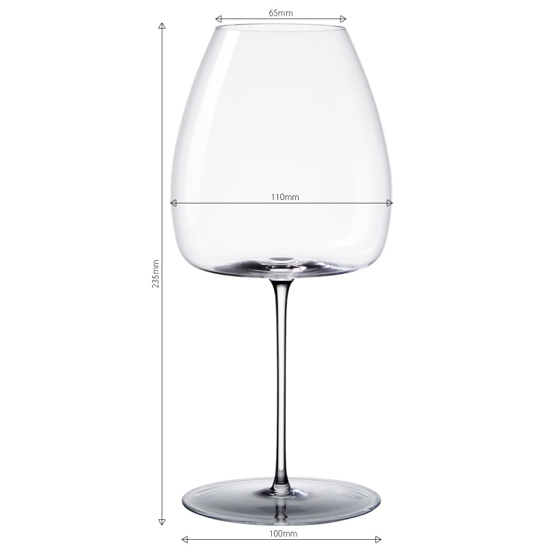 Pahare pentru vin roșu 765 ml set 2 buc – Green Wave Platinum Line Lunasol II