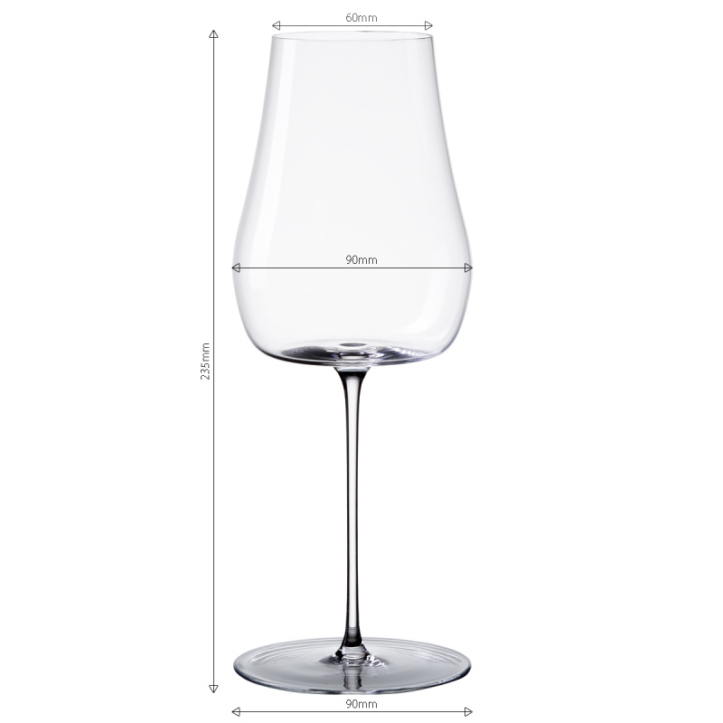 Pahare pentru vin alb 400 ml set 2 buc – Green Wave Platinum Line Lunasol II