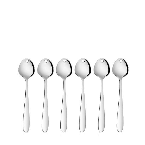 Lingurițe pentru înghețată cu inimioară set 6 buc. - Love Cutlery