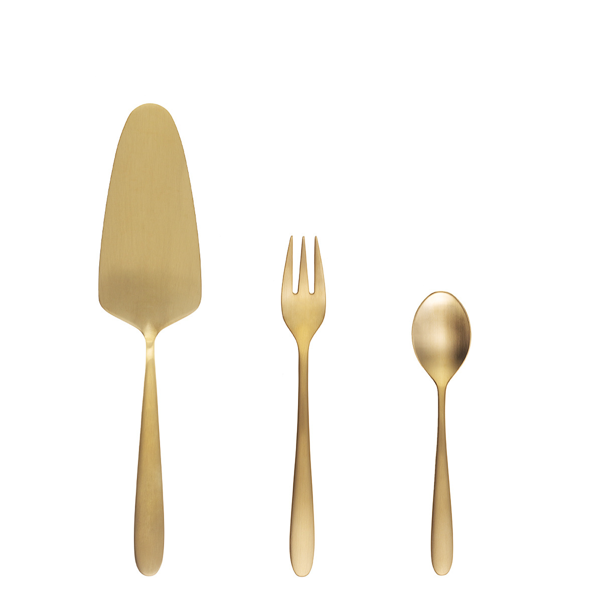 Set pentru prăjituri 13 buc. - Alpha PVD auriu