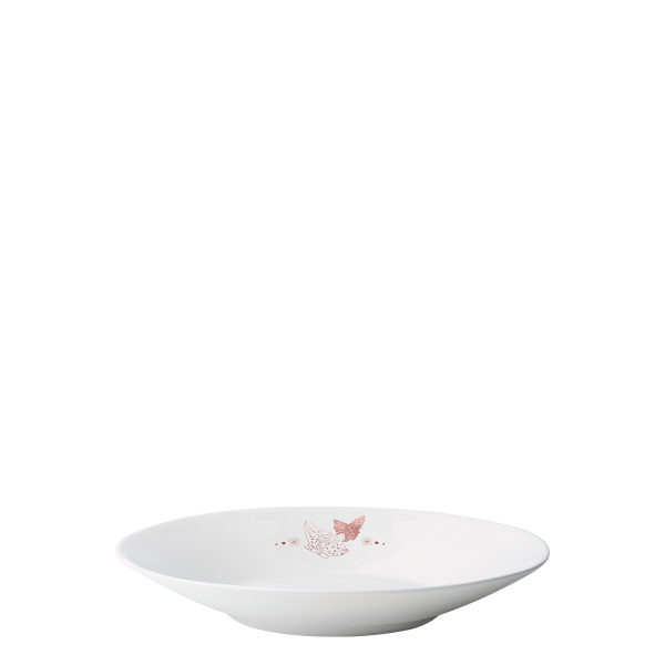 Farfurie adâncă Butterfly 22 cm | Premium Platinum Easter