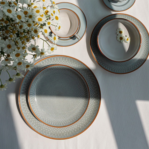Farfurie desert Coupe 20 cm set 4 buc. - Elements Day Mandala