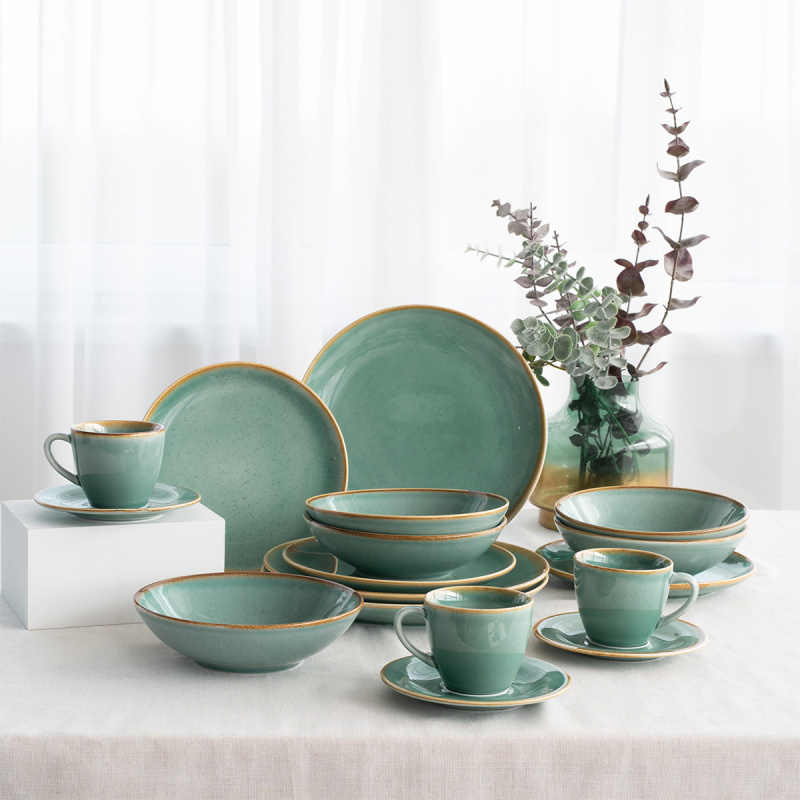 Set porțelan 30 piese – Sand turcoaz – Gaya