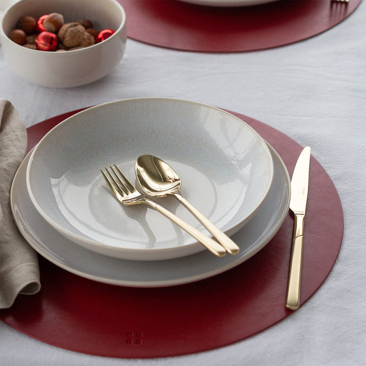 Set tacâmuri 16 buc. – Kyoto PVD Champagne sablat