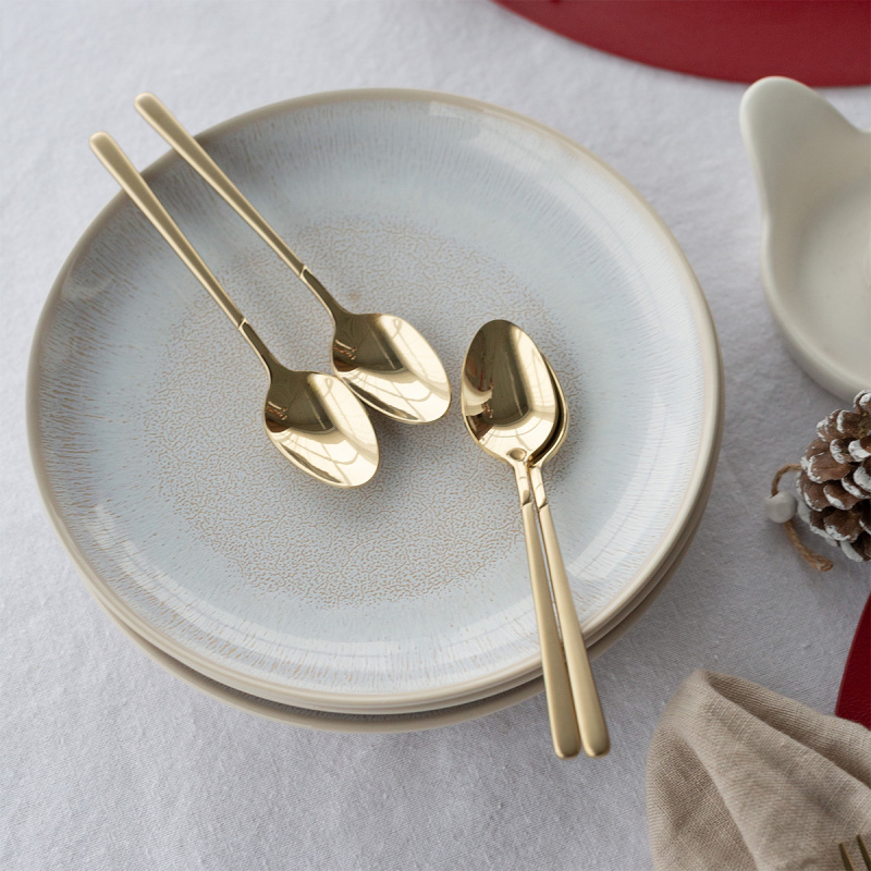 Set tacâmuri 16 buc. – Kyoto PVD Champagne sablat