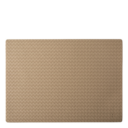 Suport de farfurie Braid nisipiu 45×32 cm | Elements Ambiente