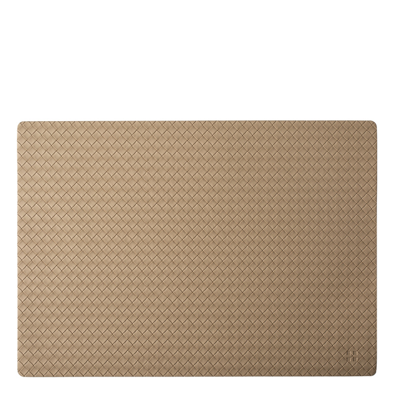 Suport de farfurie Braid nisipiu 45×32 cm | Elements Ambiente