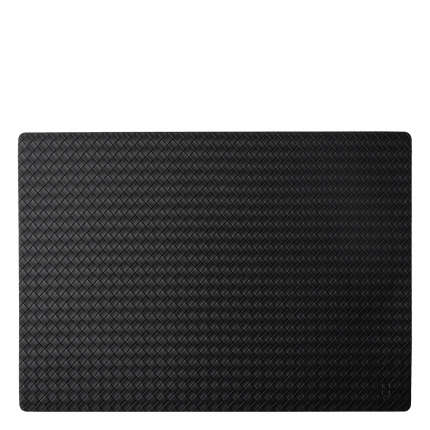 Suport de masă Braid negru 45×32 cm | Elements Ambiente