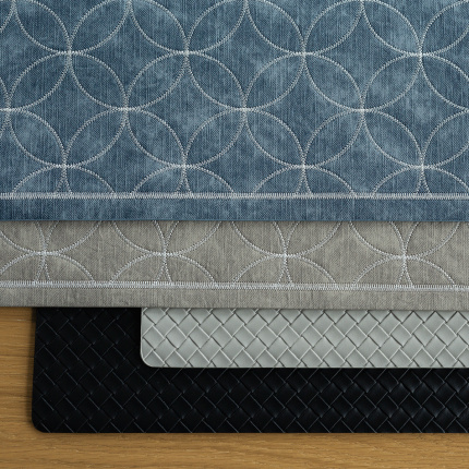 Suport de farfurie Stitch gri 45×32 cm | Elements Ambiente