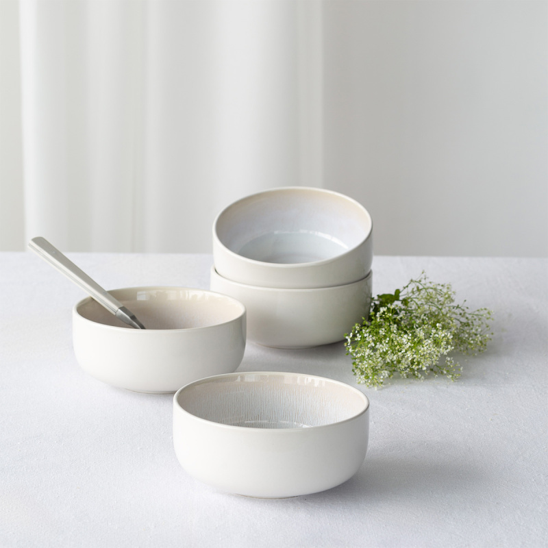 Bol, rotund, 14 cm, set de 4 piese, Elements North