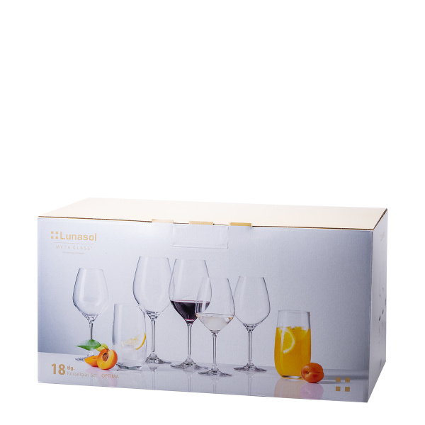 Set de pahare pentru casă 18 buc. – Optima Glas Lunasol