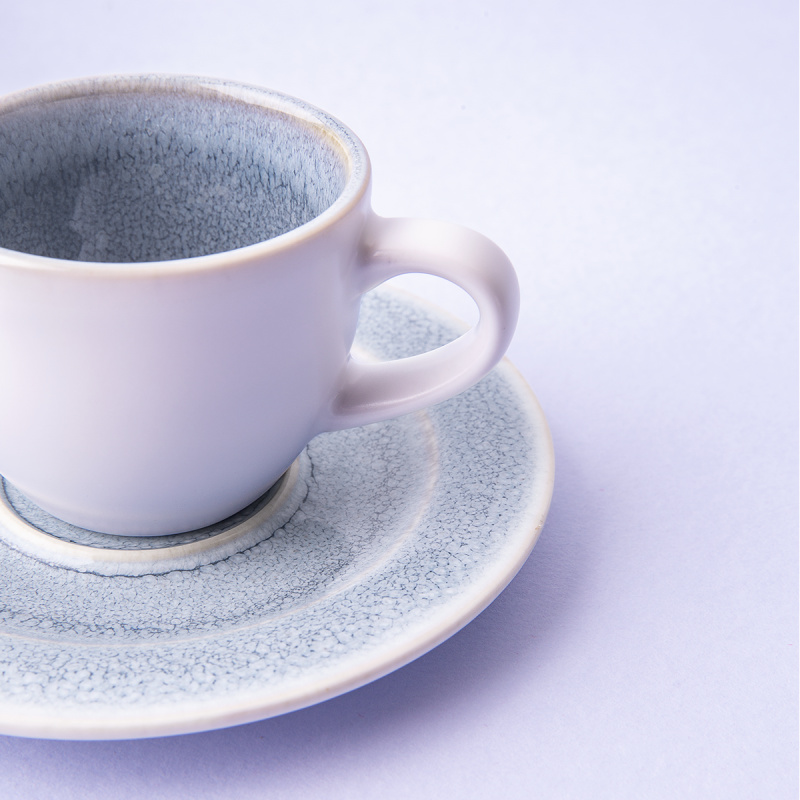 Farfurioară pentru cafea mokka 12 cm - Gaya Atelier Glacial Ice