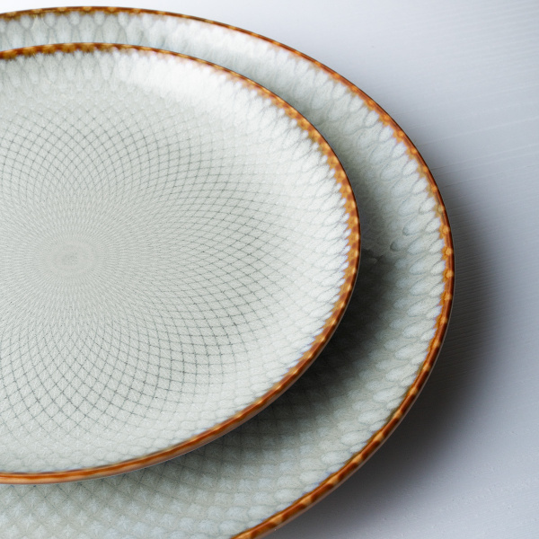 Farfurie desert Coupe 20 cm set 4 buc. - Elements Day Mandala