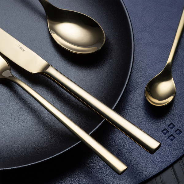 Set tacâmuri 16 buc. – Living PVD Champagne lucios