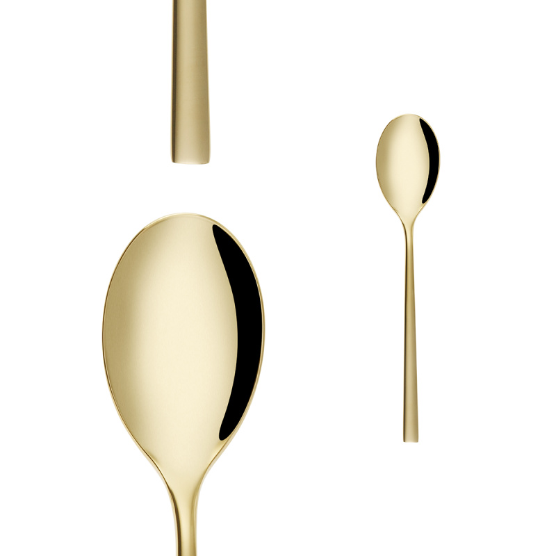 Set tacâmuri 16 buc. – Living PVD Champagne lucios