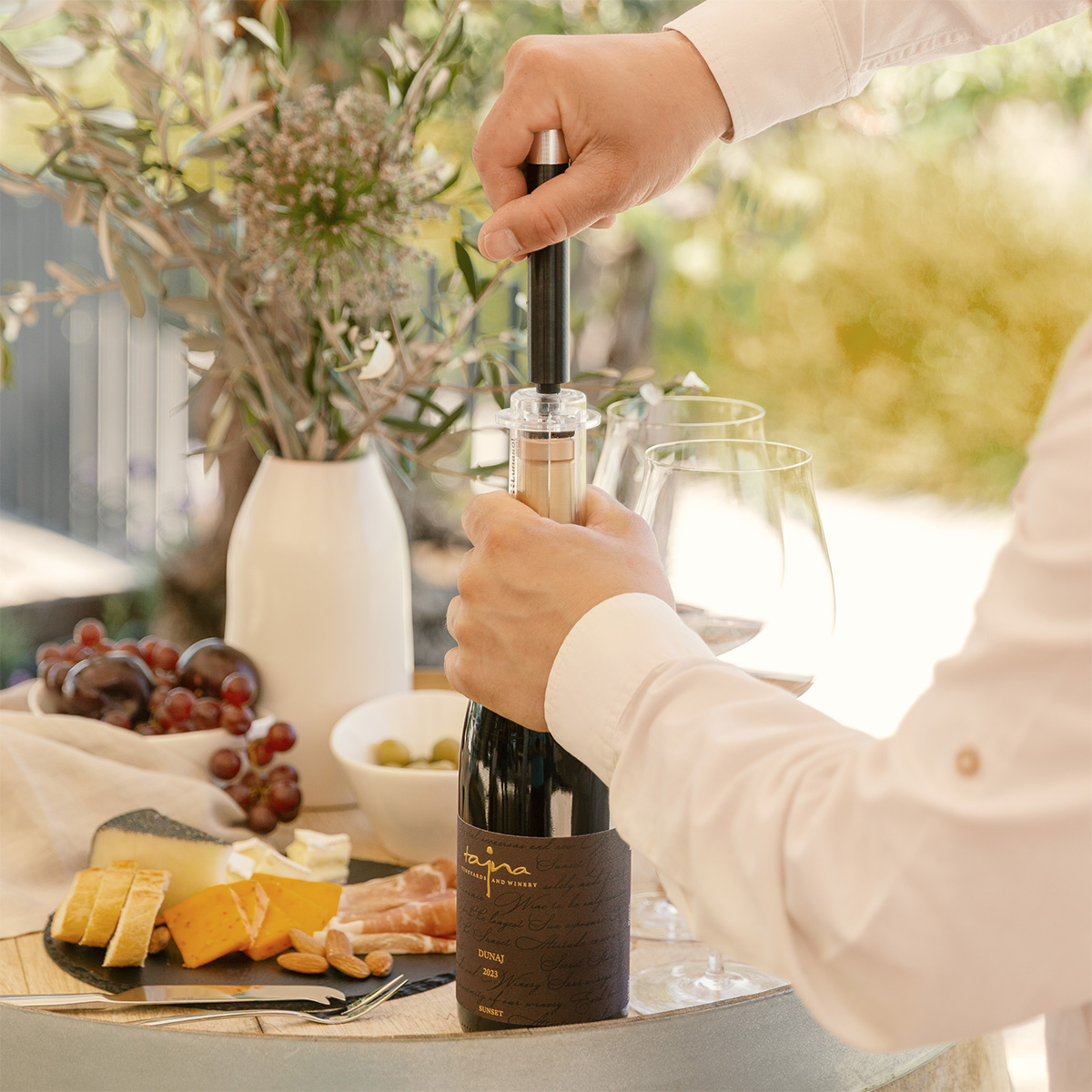 Deschizător de vin cu presiune | Lunasol