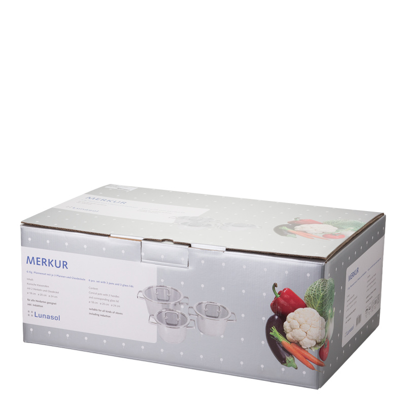 Set oale 6 piese - Merkur Lunasol