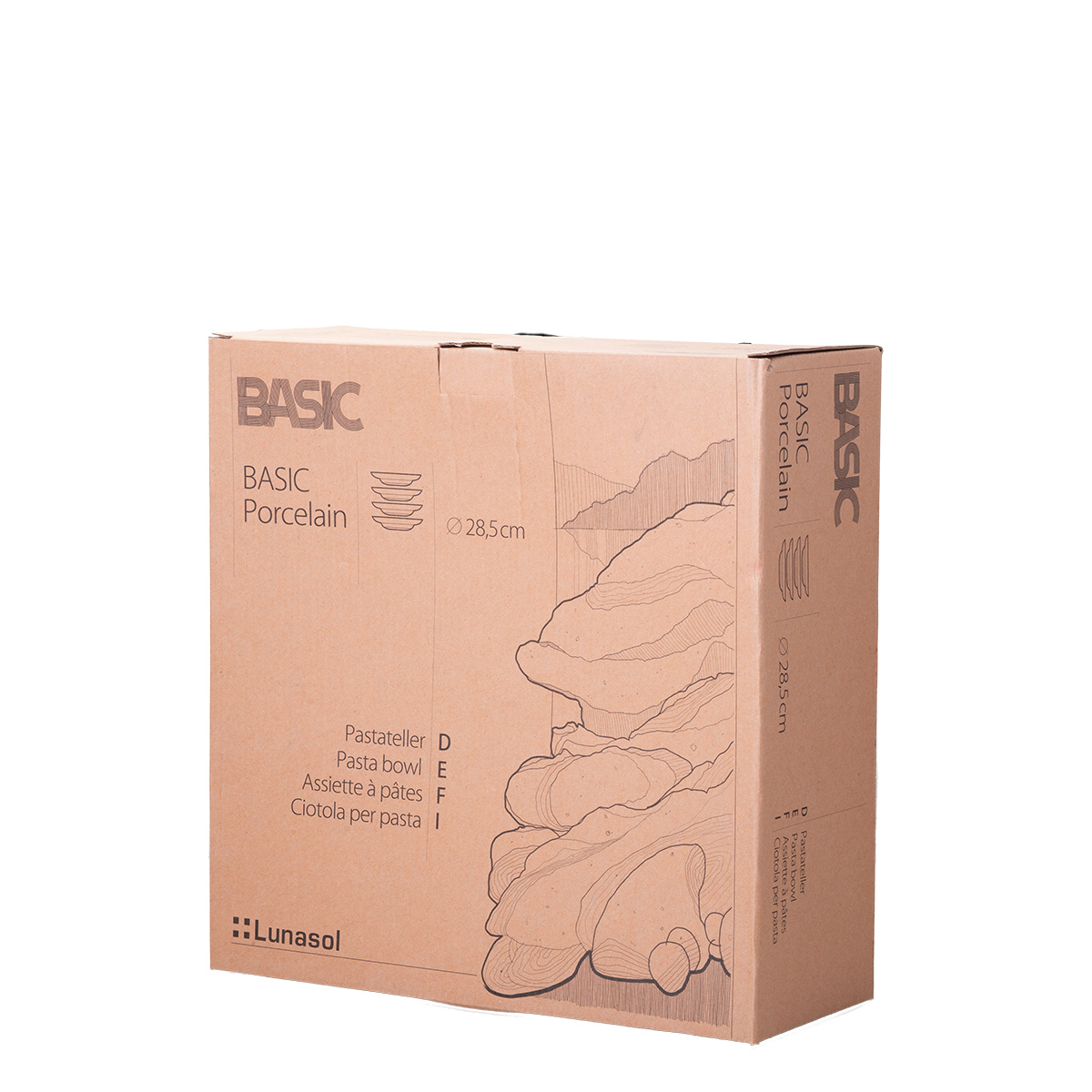 Farfurie pentru paste set 4buc - BASIC