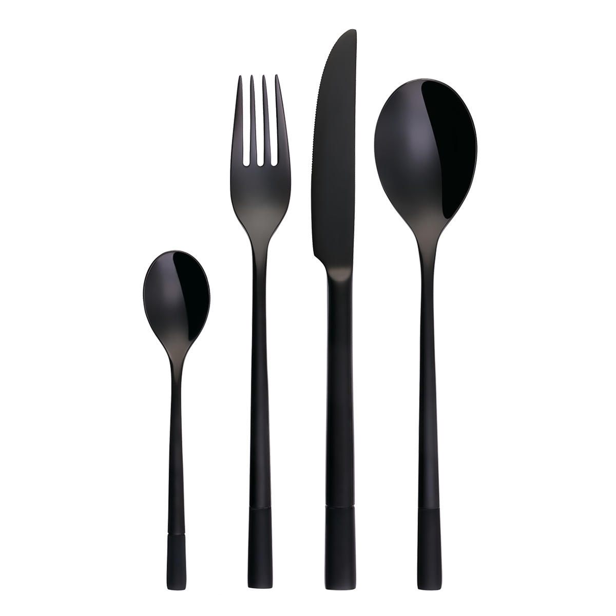 Set tacâmuri 24 buc. - Luxus negru