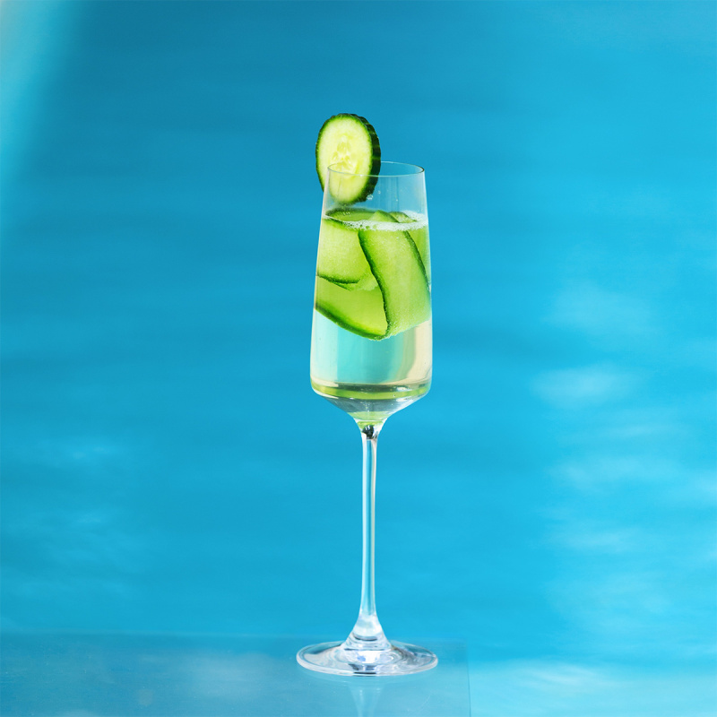 Pahare de șampanie 250 ml set 4 buc - 21st Glas Lunasol META Glass