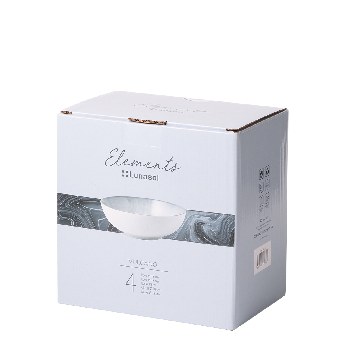Bol 18 cm set 4 buc. - Elements Vulcano