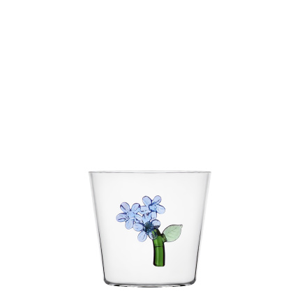Pahar model floral albastru deschis 350 ml | Ichendorf