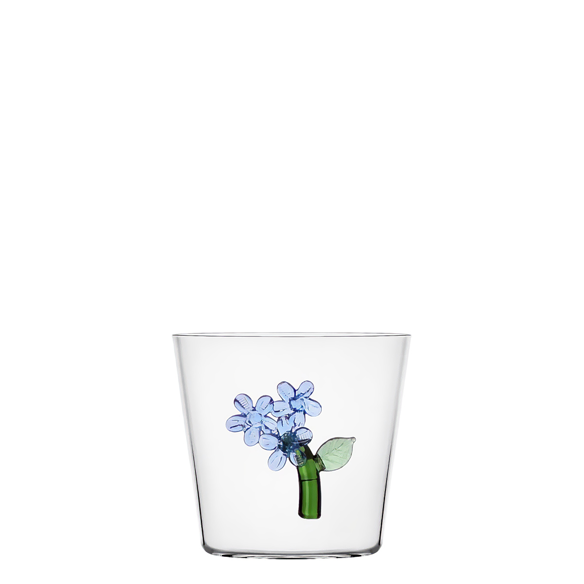 Pahar model floral albastru deschis 350 ml | Ichendorf