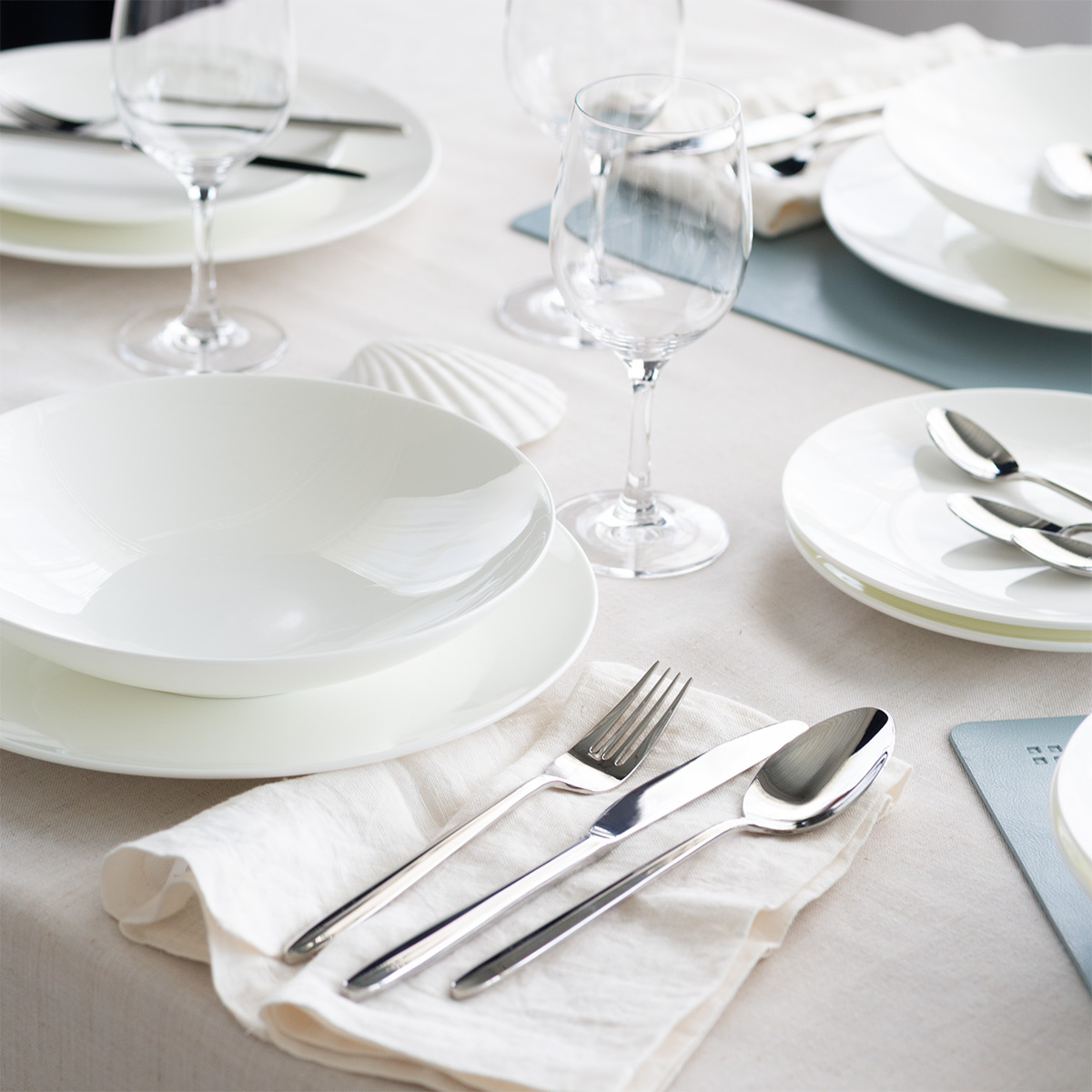 Set din porțelan 12 piese | Premium Platinum Line