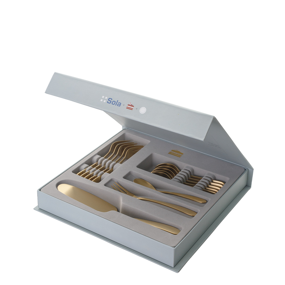 Set pentru prăjituri 13 buc. - Alpha PVD auriu