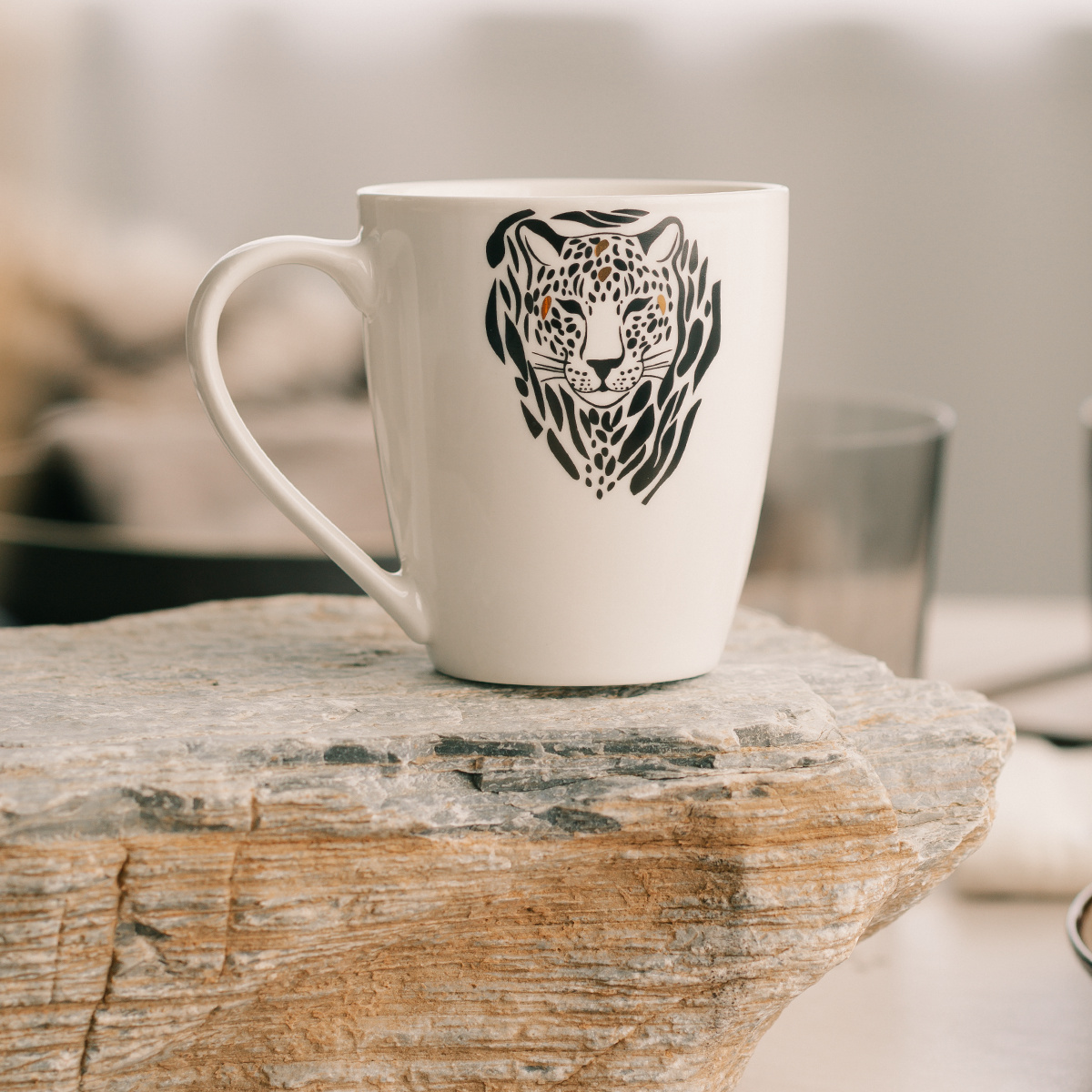 Ceașcă 360 ml Leopard | Flow Solatelier Africa