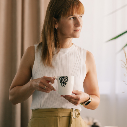 Ceașcă 360 ml Elefant | Flow Solatelier Africa