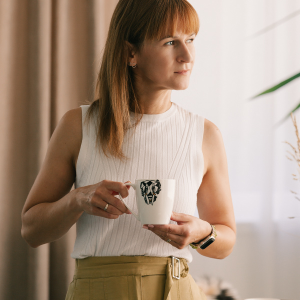 Ceașcă 360 ml Elefant | Flow Solatelier Africa