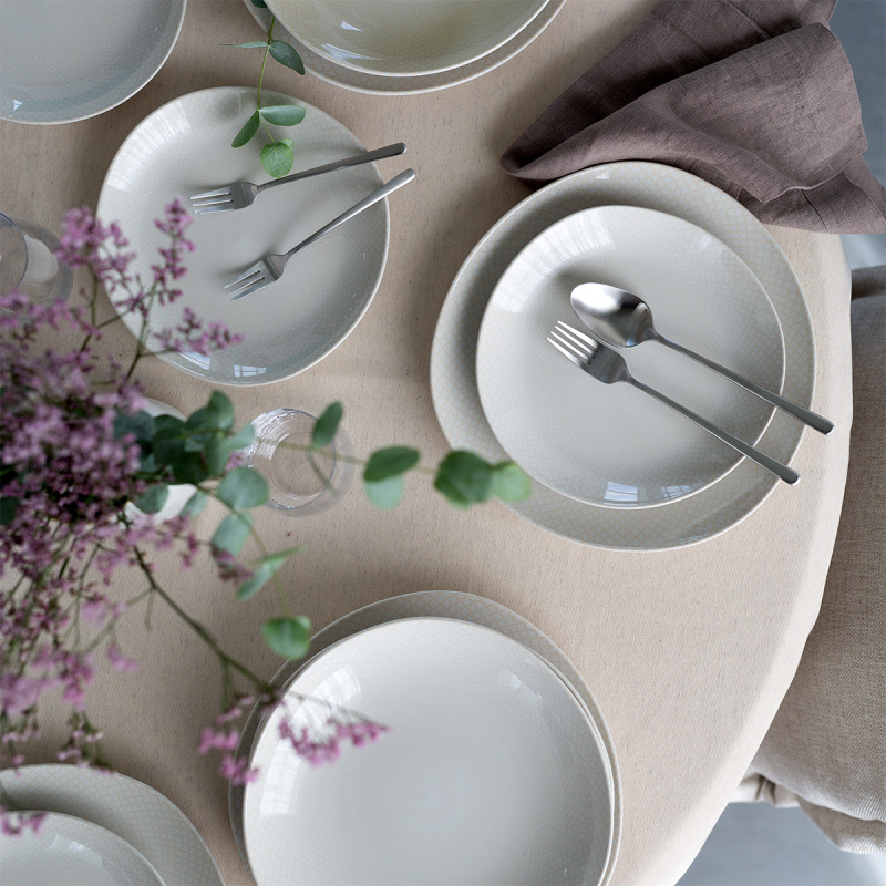 Set farfurii ceramice 12 buc - Elements North Organic Structure