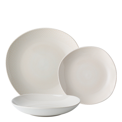 Set farfurii ceramice 12 buc - Elements North Organic Structure