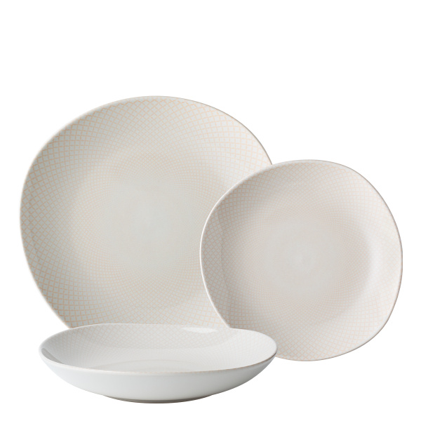 Set farfurii ceramice 12 buc - Elements North Organic Structure